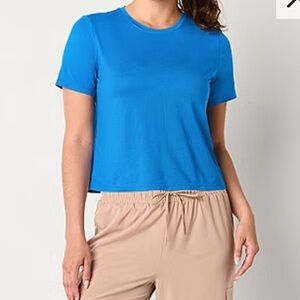 Xersion Womens Everyday Crew Neck Short Sleeve T-Shirt